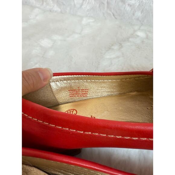 Marc Joseph NY Grand St. Weave Red Leather Driving Loafer Slip-On Comfort Shoe 6 - Picture 9 of 10